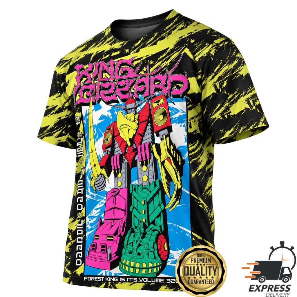 King Gizzard And The Lizard Wizard Queens NY 2026 Event Poster All Over Print Shirt