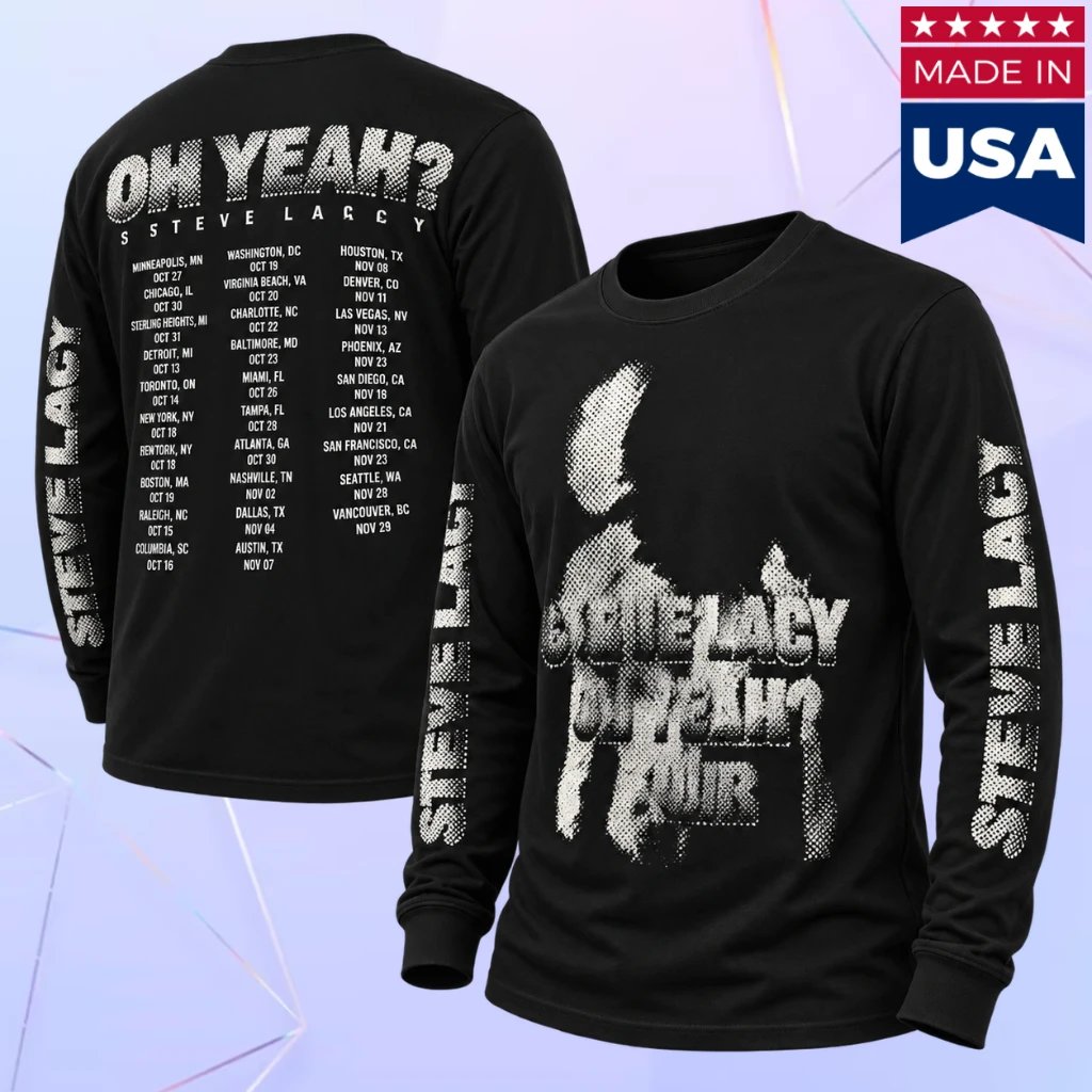 Steve Lacy Oh Yeah Tour 2026 Long Sleeve Shirt